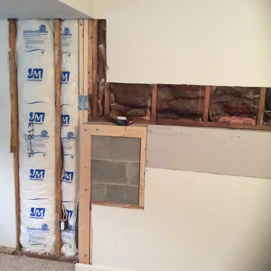 Wall insulation replacement during Odor Removal & Deodorization in Shaw Heights